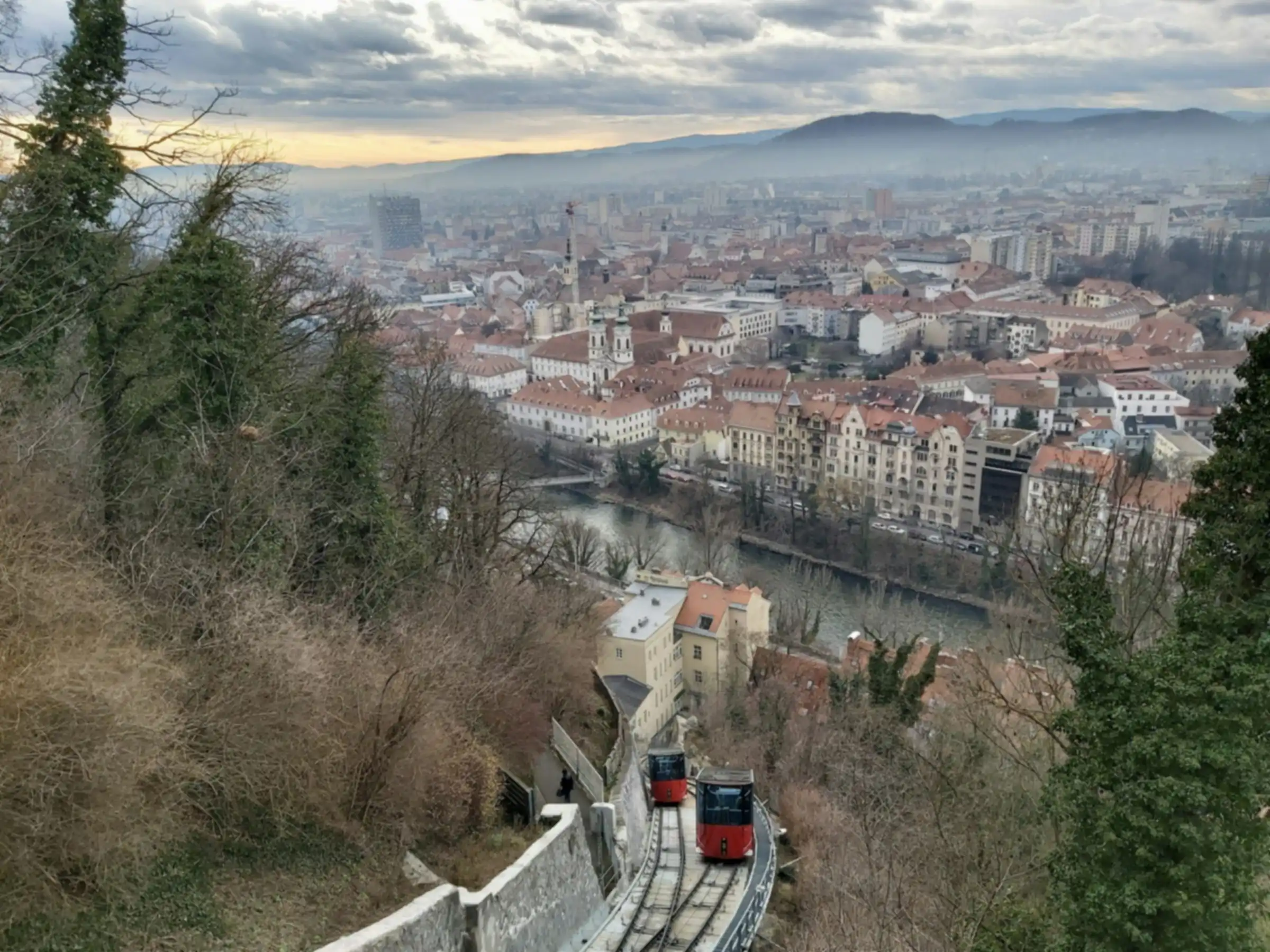 Blick über die Region Graz und Umgebung